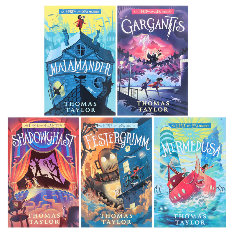 An Eerie-on-Sea Mystery Series By Thomas Taylor 5 Books Collection Set - Ages 8-12 - Paperback 9-14 Walker Books Ltd