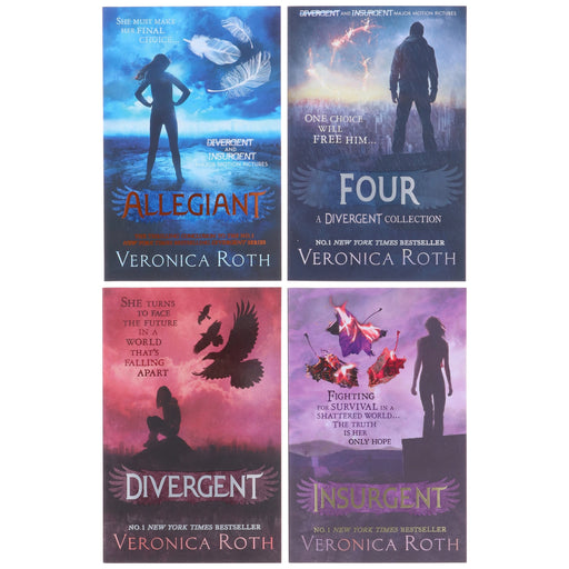 Divergent Series By Veronica Roth 4 Books Collection Box Set - Ages 13+ - Paperback Fiction HarperCollins Publishers
