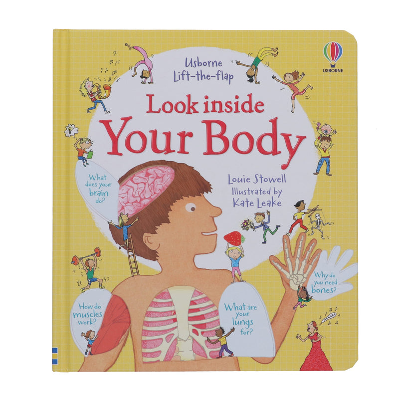 Usborne Lift-The-Flap: Look Inside Your Body by Louie Stowell - Ages 5-9 - Board books 5-7 Usborne Publishing Ltd