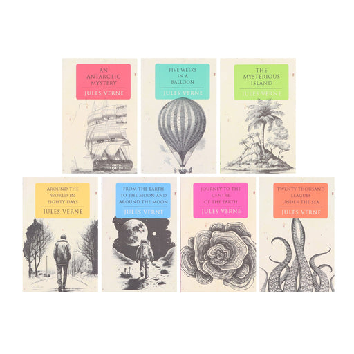 Jules Verne 7 Books Collection Box Set - Fiction - Paperback Fiction Classic Editions