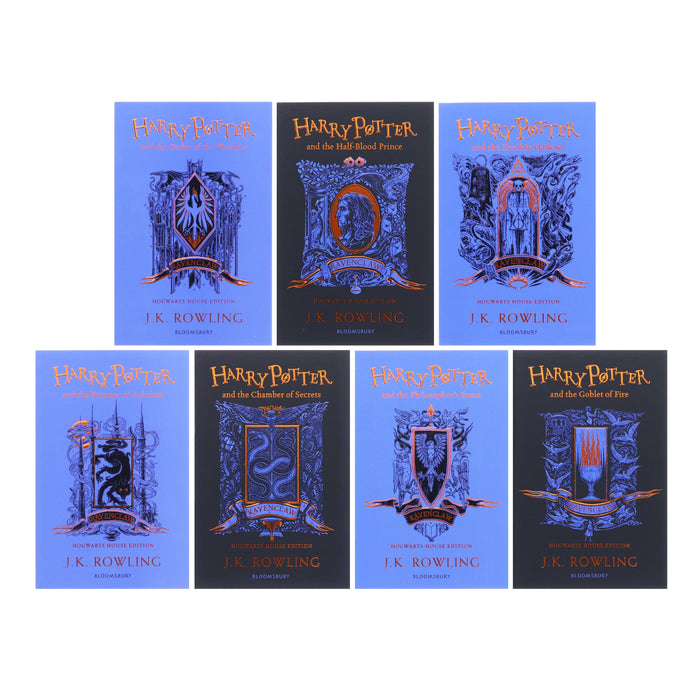 Harry Potter: Hogwarts House Editions - Ravenclaw 7 Books Box Set by J.K. Rowling - Ages 9+ - Paperback 9-14 Bloomsbury Publishing PLC