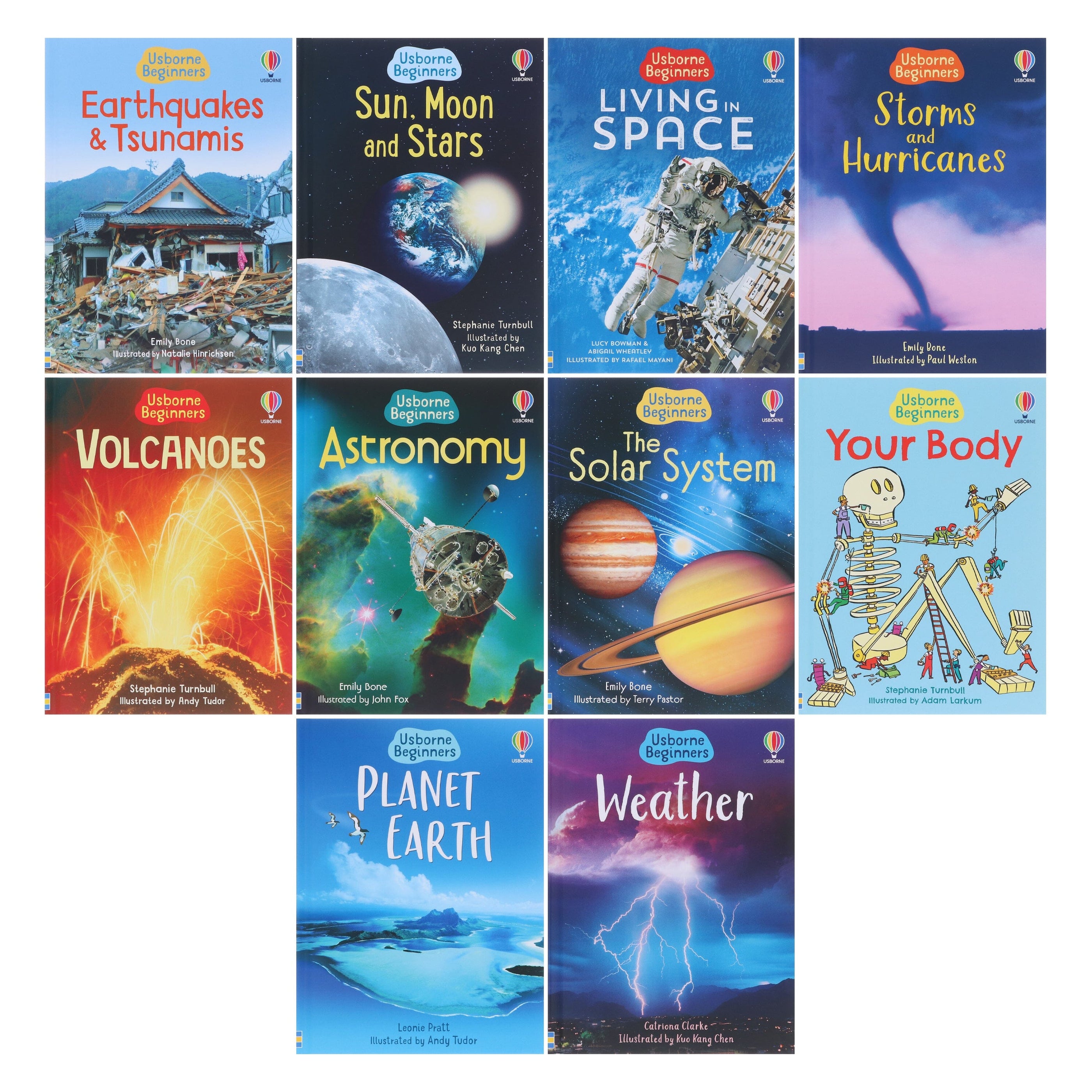 Usborne Beginners Science 10 Books Collection Set - Ages 4-10 - Hardba ...
