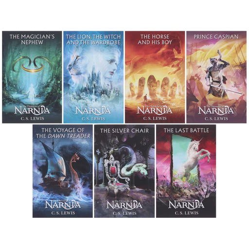 The Chronicles of Narnia 7 Books By C.S. Lewis - Ages 7-9 - Paperback B2D DEALS HarperCollins Publishers
