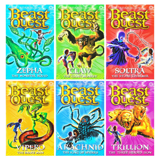 Beast Quest Series 2 by Adam Blade: 6 Books - Ages 7-9 - Paperback 7-9 Orchard Books