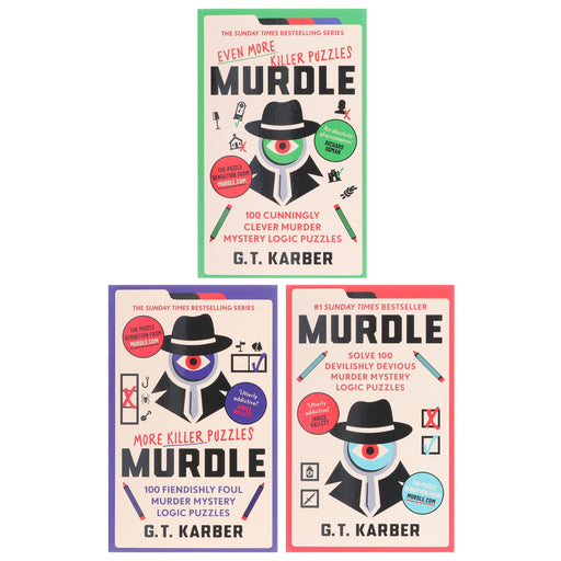 Murdle Puzzle Series By G.T Karber 3 Books Collection Set - Fiction - Paperback Non-Fiction Profile Books Ltd