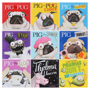 Pig The Pug & Friends by Aaron Blabey 9 Books Boxed Set (Includes Exclusive Poster!) - Ages 3+ - Paperback 3-5 Scholastic