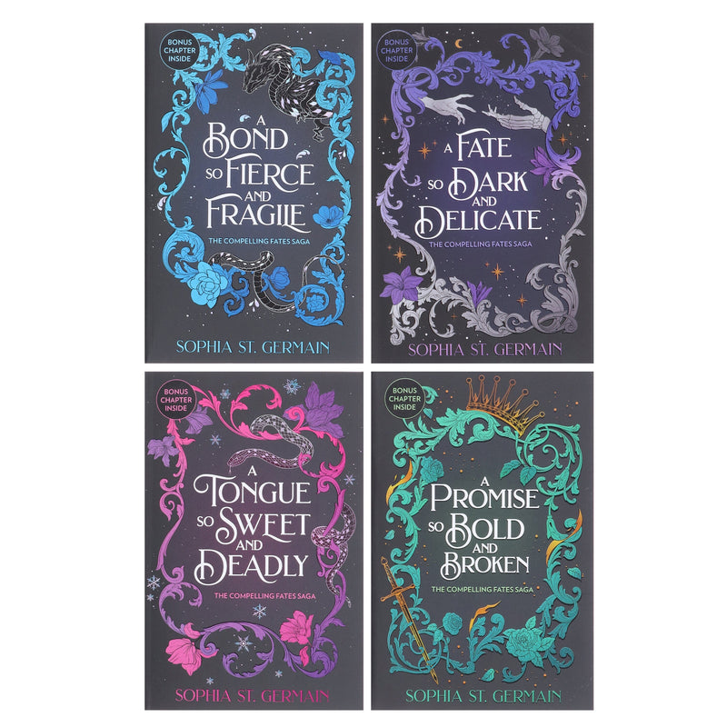 The Compelling Fates Saga by Sophia St. Germain 4 Books Collection Set - Fiction - Paperback Fiction Hachette