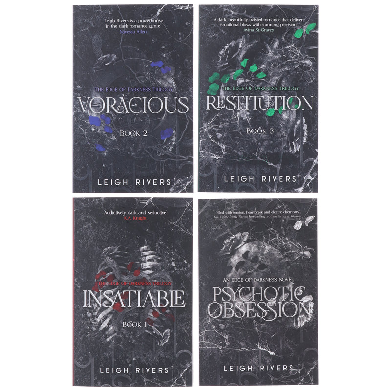 The Edge of Darkness Series by Leigh Rivers 4 Books Collection Set - Fiction - Paperback