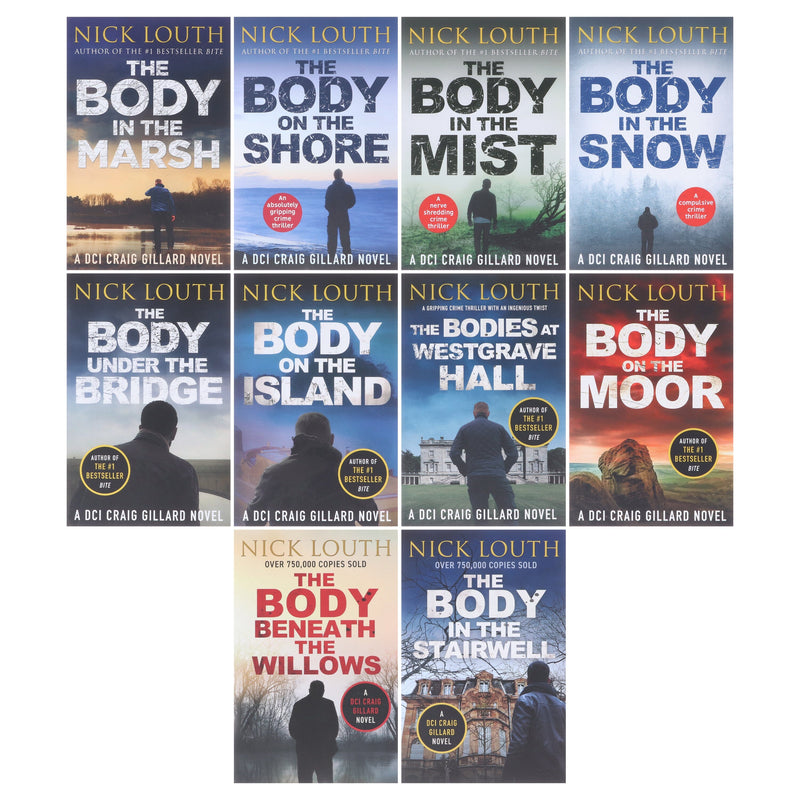 DCI Craig Gillard Crime Thrillers by Nick Louth 10 Books Collection Set - Fiction - Paperback Fiction Canelo