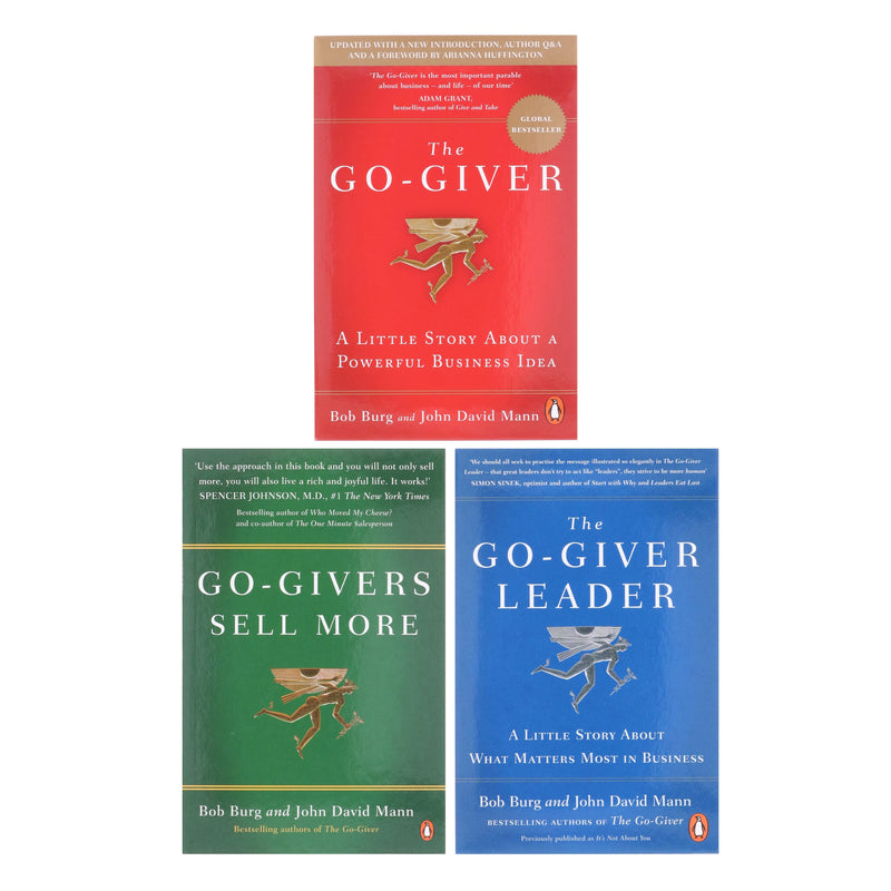 The Go-Giver Series by Bob Burg & John David Mann 3 Books Collection Set - Non Fiction - Paperback Non-Fiction Penguin Random House
