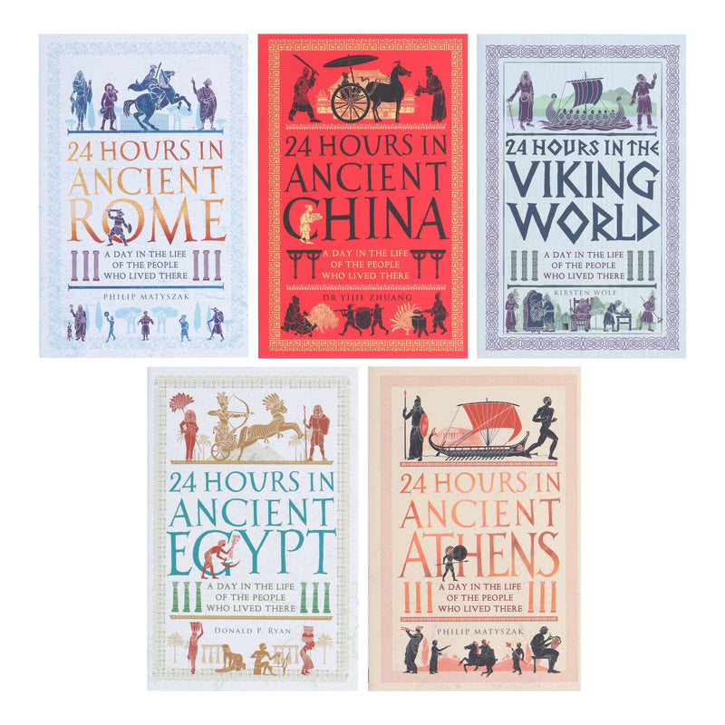24 Hours in Ancient History Series 5 Books Collection Set - Non Fiction - Paperback Non-Fiction Michael O'Mara Books Ltd