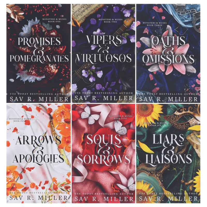 Monsters & Muses Series by Sav R. Miller 6 Books Deluxe Edition Collection Set - Fiction - Paperback Fiction Sourcebooks
