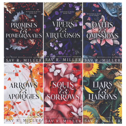 Monsters & Muses Series by Sav R. Miller 6 Books Deluxe Edition Collection Set - Fiction - Paperback Fiction Sourcebooks