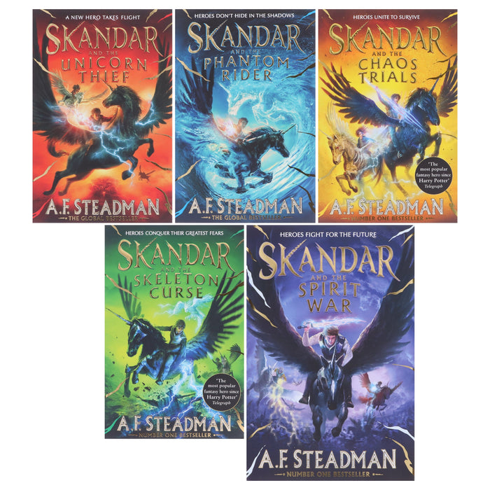 Skandar Series By A.F. Steadman 5 Books Collection Set - Ages 9-12 - Paperback/Hardback 9-14 Simon & Schuster