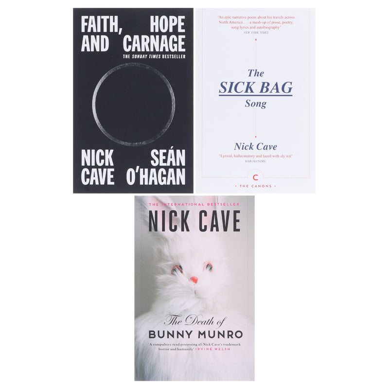 Nick Cave 3 Books Collection Set - Non Fiction - Paperback Fiction Canongate Books