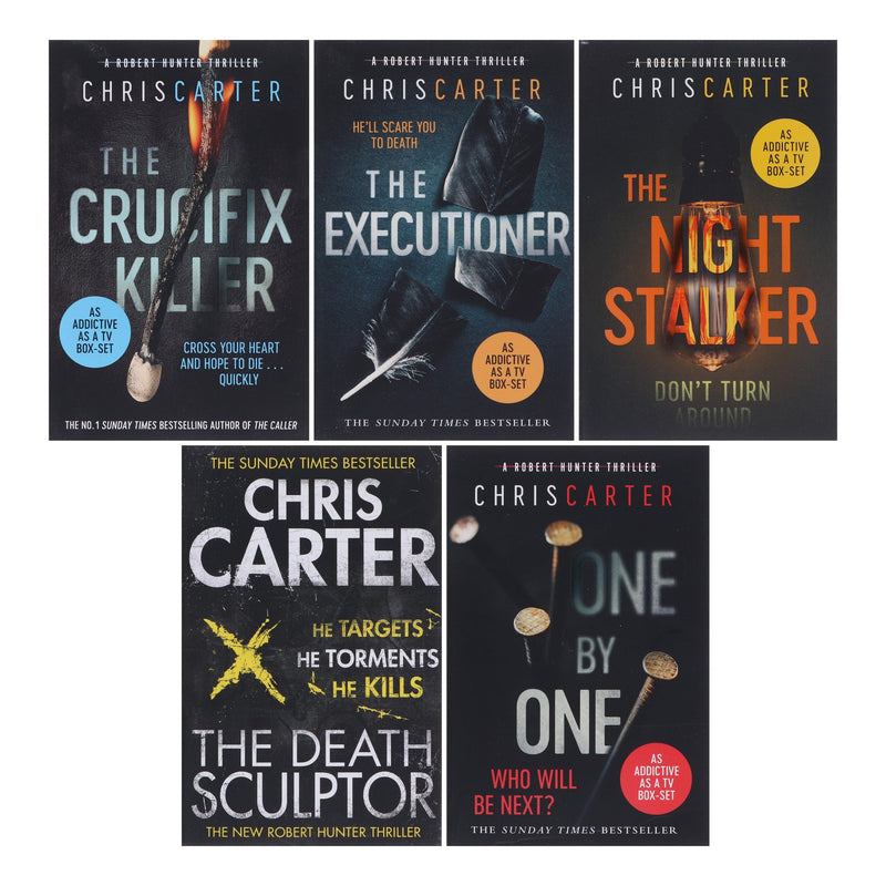 Robert Hunter Series Vol. 1-5 by Chris Carter 5 Books Collection Set - Fiction - Paperback Fiction Simon & Schuster
