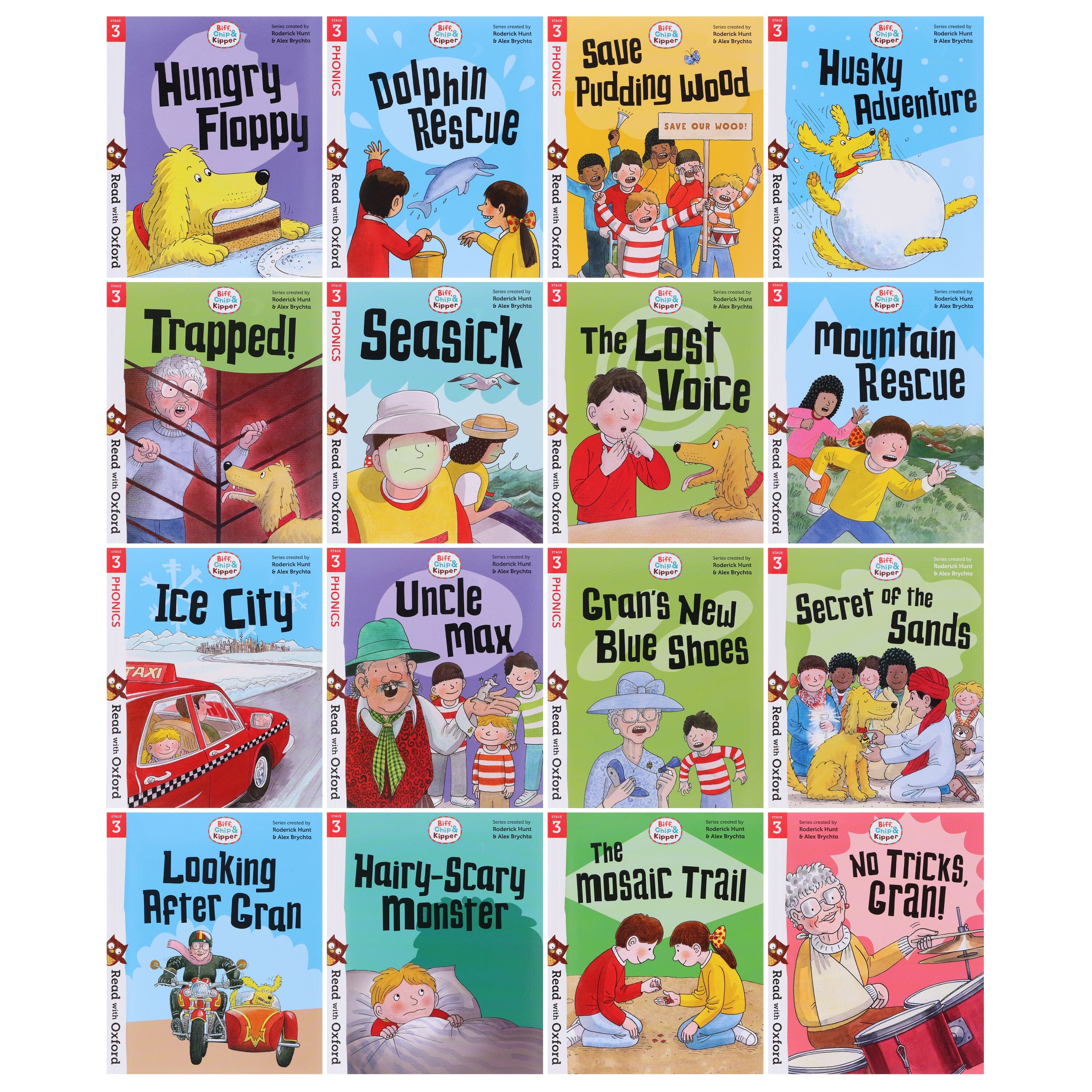 Biff, Chip and Kipper: Read with Oxford Stage 3 16 Books