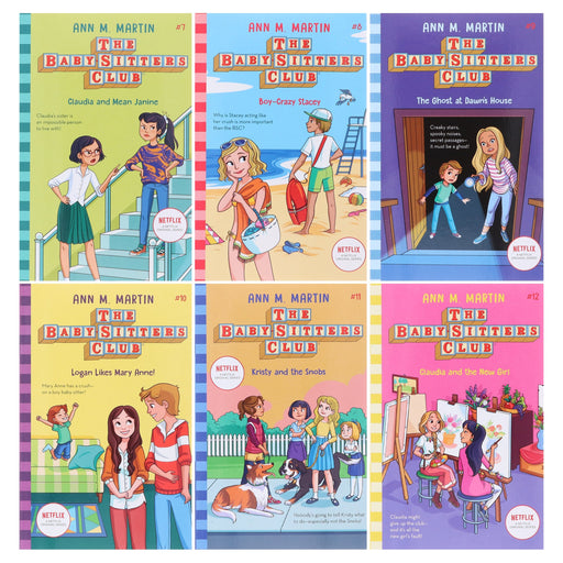 The Babysitters Club Series (Vol 7-12) by Ann M. Martin 6 Books Collection Set - Ages 5+ - Paperback 5-7 Scholastic UK