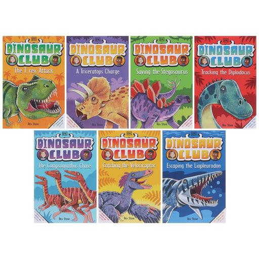 Dinosaur Club Series by Rex Stone: 7 Books Collection Set - Age 5-7 - Paperback 5-7 DK Children