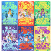 The Breakfast Club Adventures Series (Book 1-6) By Marcus Rashford Illustrated 6 Books Collection Set - Ages 8-11 - Paperback 9-14 Macmillan