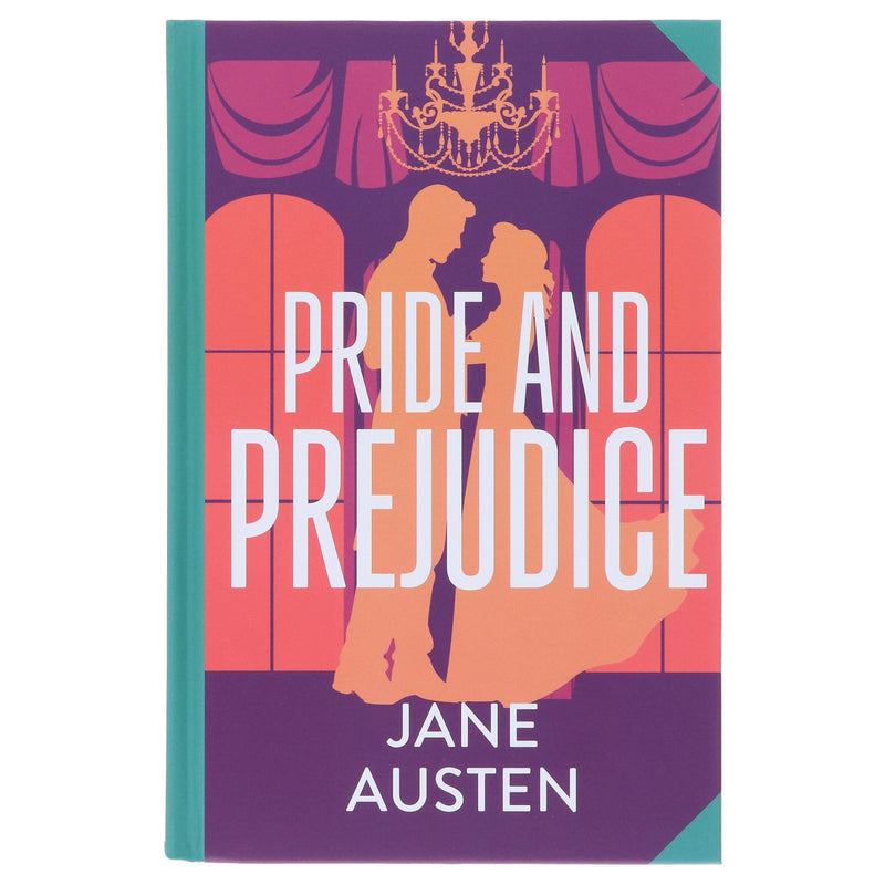 Pride and Prejudice by Jane Austen (Deluxe Edition) - Fiction - Sprayed Edges Hardback Fiction Wilco Books