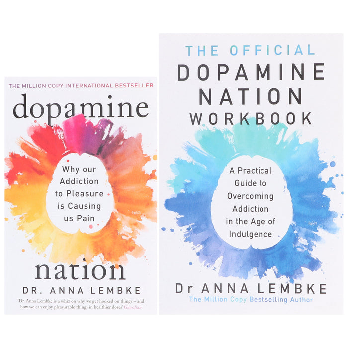 Dopamine Nation & The Official Dopamine Nation Workbook by Dr Anna Lembke 2 Books Collection Set - Non Fiction - Paperback Non-Fiction Hachette