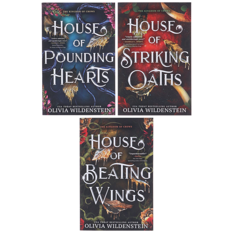 The Kingdom of Crows: Forbidden Romantasy Adventure Series By Olivia Wildenstein 3 Books Sprayed Edges Collection Set - Fiction - Paperback Fiction Penguin Random House
