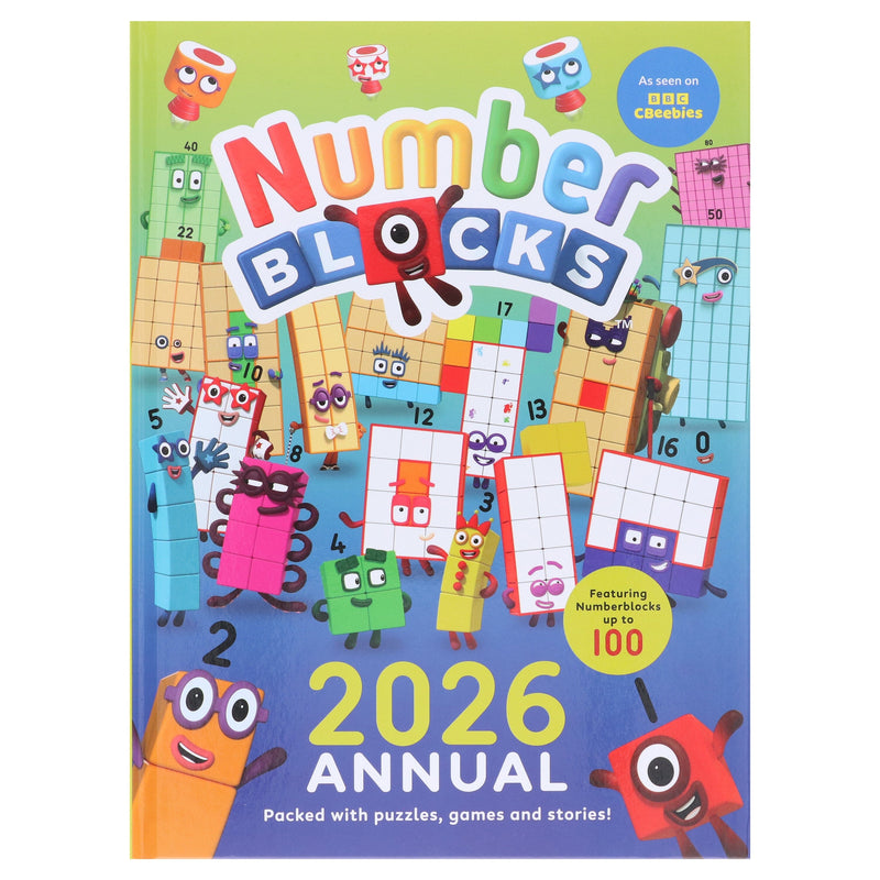 Numberblocks Annual 2026: Packed with Puzzles, Games and Stories - Ages 3-5 - Hardback 3-5 Sweet Cherry Publishing