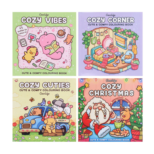 Coco Wyo: A Cute & Comfy 4 Colouring Books Set - Ages 8+ - Paperback 9-14 Penguin Random House