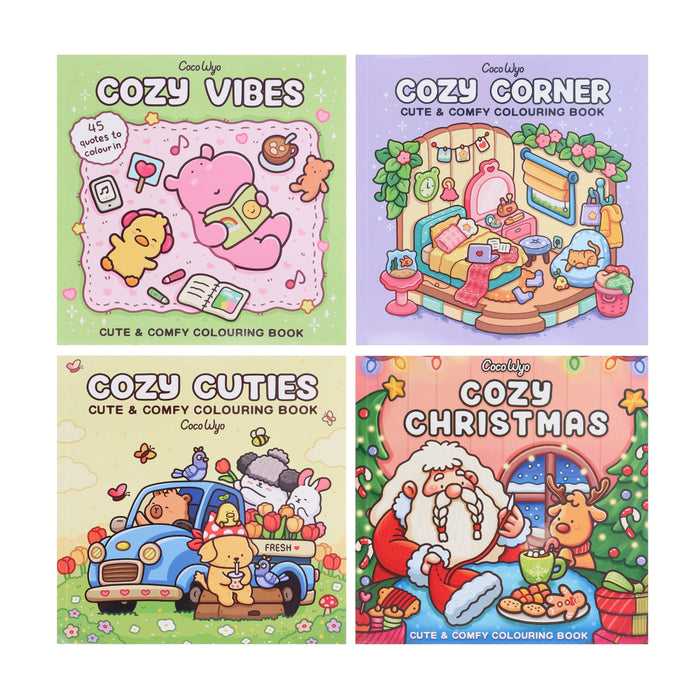Coco Wyo: A Cute & Comfy 4 Colouring Books Set - Ages 8+ - Paperback 9-14 Penguin Random House