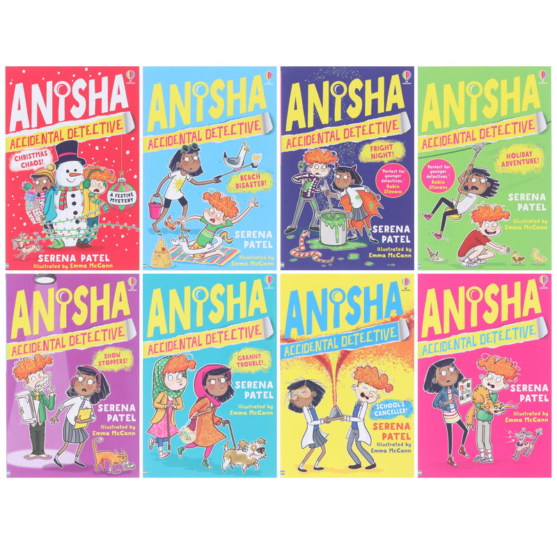 Anisha Accidental Detective Series By Serena Patel 8 Books Collection Set - Ages 7-11 - Paperback 7-9 Usborne Publishing Ltd