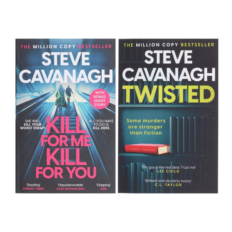 Steve Cavanagh Collection (Twisted & Kill For Me Kill For You) 2 Books Set - Fiction - Paperback Fiction Hachette