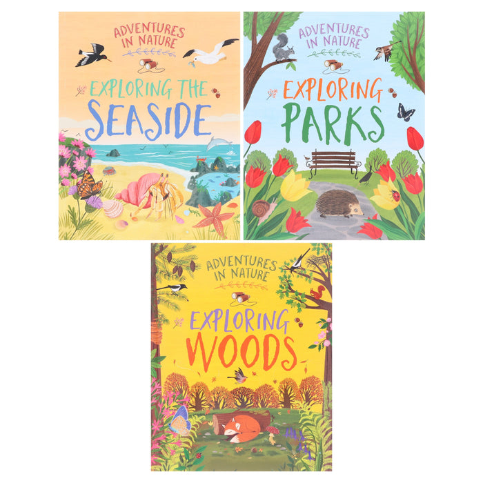 Adventures in Nature Series by Jen Green Illustrated 3 Picture Books Collection Set - Ages 7+ - Paperback 7-9 Hachette