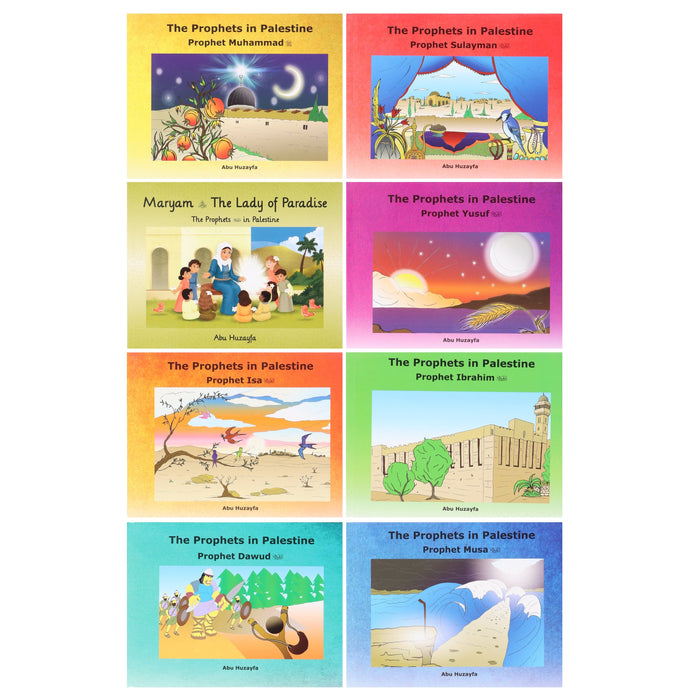 The Prophets In Palestine By Abu Huzayfa 8 Books Collection Set - Ages 5+ - Paperback 5-7 Al-Aqsa Publishers
