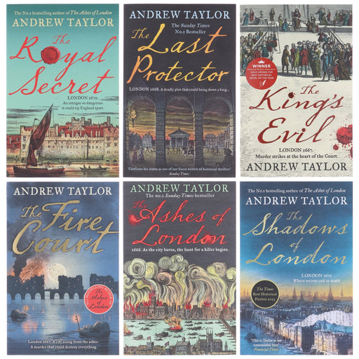 James Marwood & Cat Lovett Series By Andrew Taylor 6 Books Collection Set - Fiction - Paperback Fiction HarperCollins Publishers