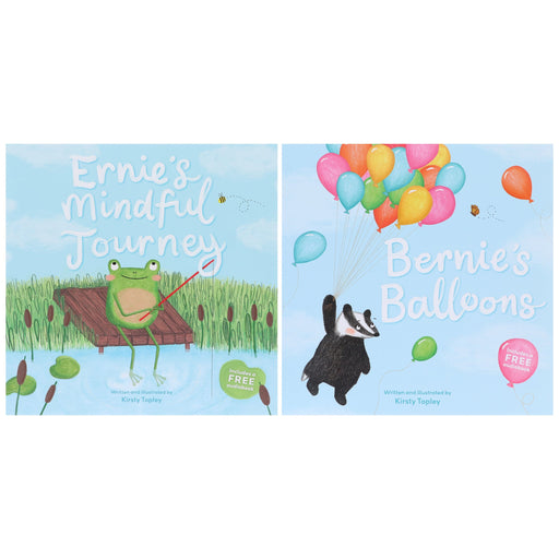 Ernie's Mindful Journey: A Story of Mindfulness and Self-Care by Kirsty Topley 2 Picture Books Set (Includes Free Audiobook)- Ages 5-7 - Paperback 5-7 Sweet Cherry Publishing