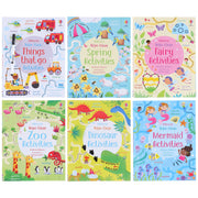 Usborne Wipe Clean Activities (1 Pen Included) By Kirsteen Robson 6 Books Collection Set - Ages 3+ - Paperback 0-5 Usborne Publishing Ltd