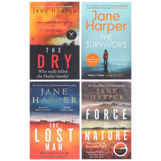 Jane Harper 4 Books Collection Set - Fiction - Paperback Fiction Abacus