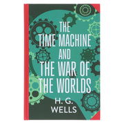 The Time Machine & The War of The Worlds by H. G. Wells (Deluxe Edition) - Sprayed Edge Hardback Fiction Wilco Books