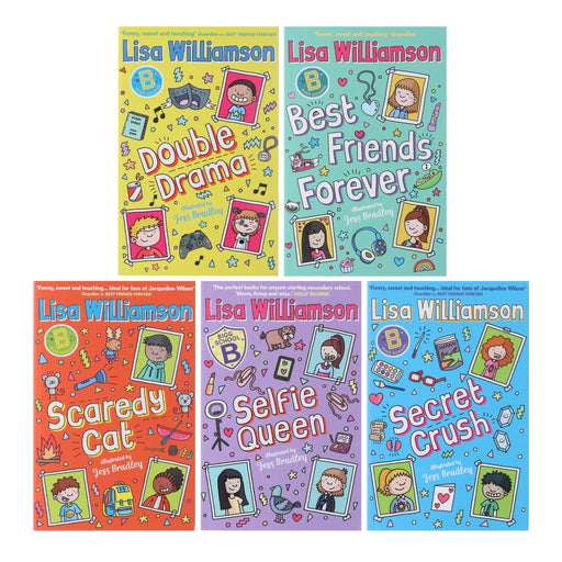 Bigg School Series By Lisa Williamson Illustrated 5 Books Collection Set - Ages 9-12 - Paperback 9-14 Guppy Books