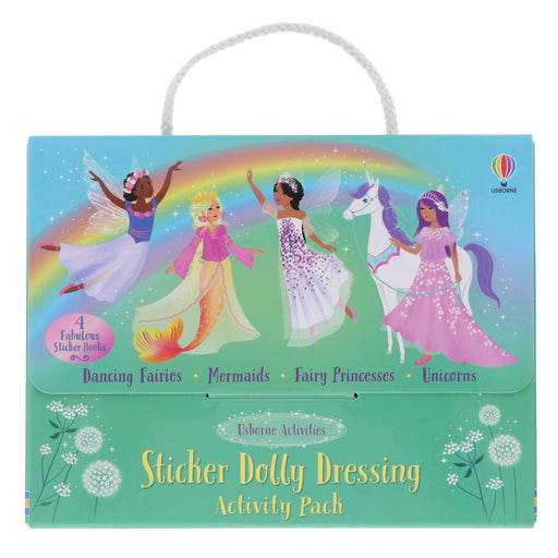 Usborne: Sticker Dolly Dressing Activity Pack By Fiona Watt 4 Books Collection Box Set - Ages 5+ - Paperback 5-7 Usborne Publishing Ltd