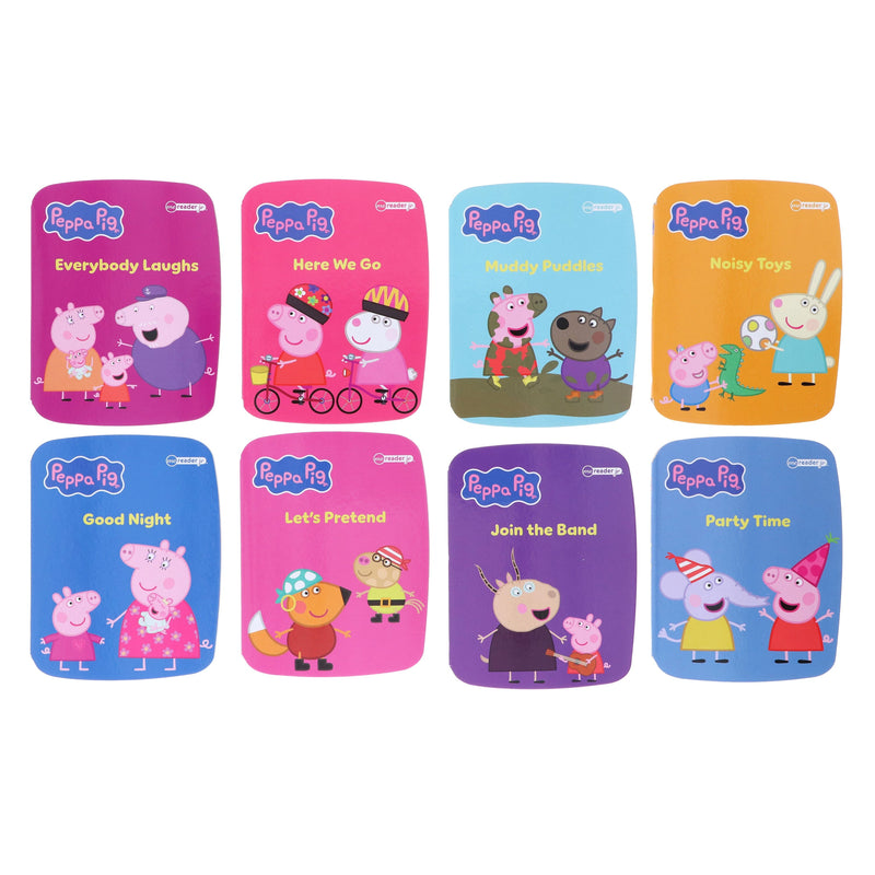 Peppa Pig - Electronic Me Reader Jr and 8 Look and Find Sound Book Library - Ages 2+ - Board Book 0-5 PI Kids