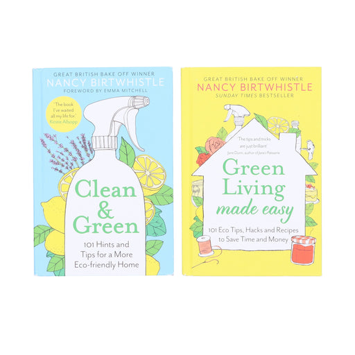Nancy Birtwhistle Green Gardening (Clean And Green & Green Living Made Easy) 2 Books Set - Non Fiction- Hardback Non-Fiction Pan Macmillan