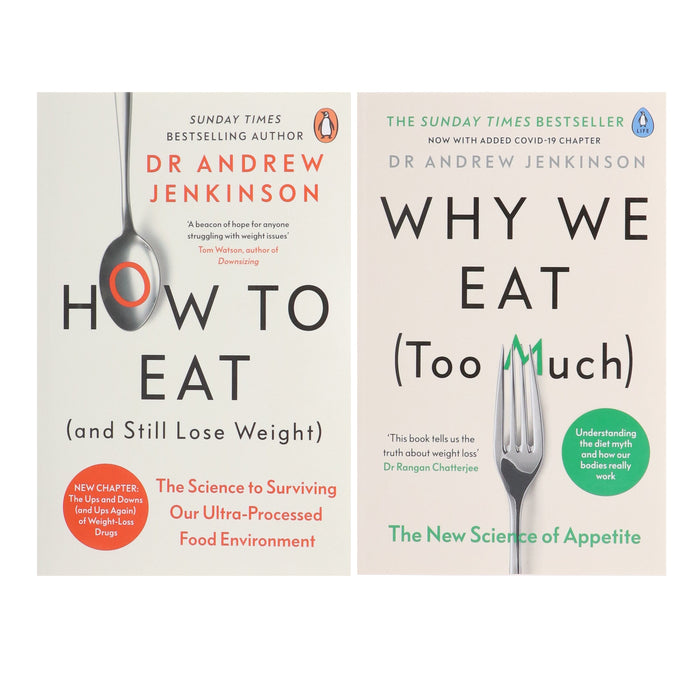 Why We Eat & How To Eat by Dr Andrew Jenkinson 2 Books Collection Set - Non Fiction - Paperback Non-Fiction Penguin Random House