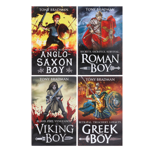 Viking Boy Series by Tony Bradman 4 Books Collection Set - Ages 9-12 - Paperback 9-14 Walker Books