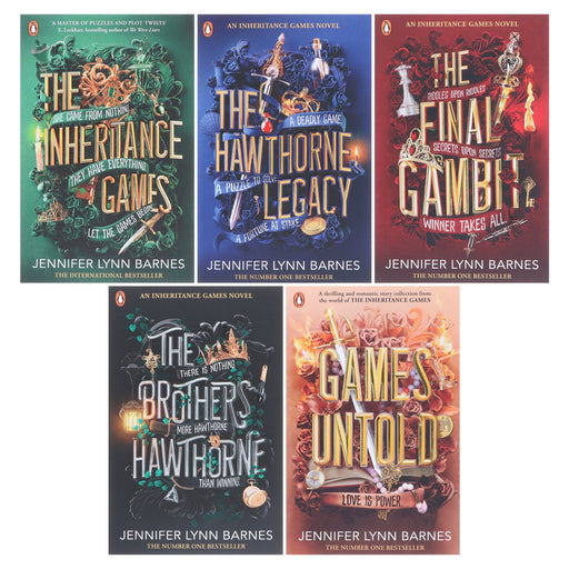 The Inheritance Games Series By Jennifer Lynn Barnes: 5 Books Collection Set - Ages 12-17 - Paperback Fiction Penguin Random House