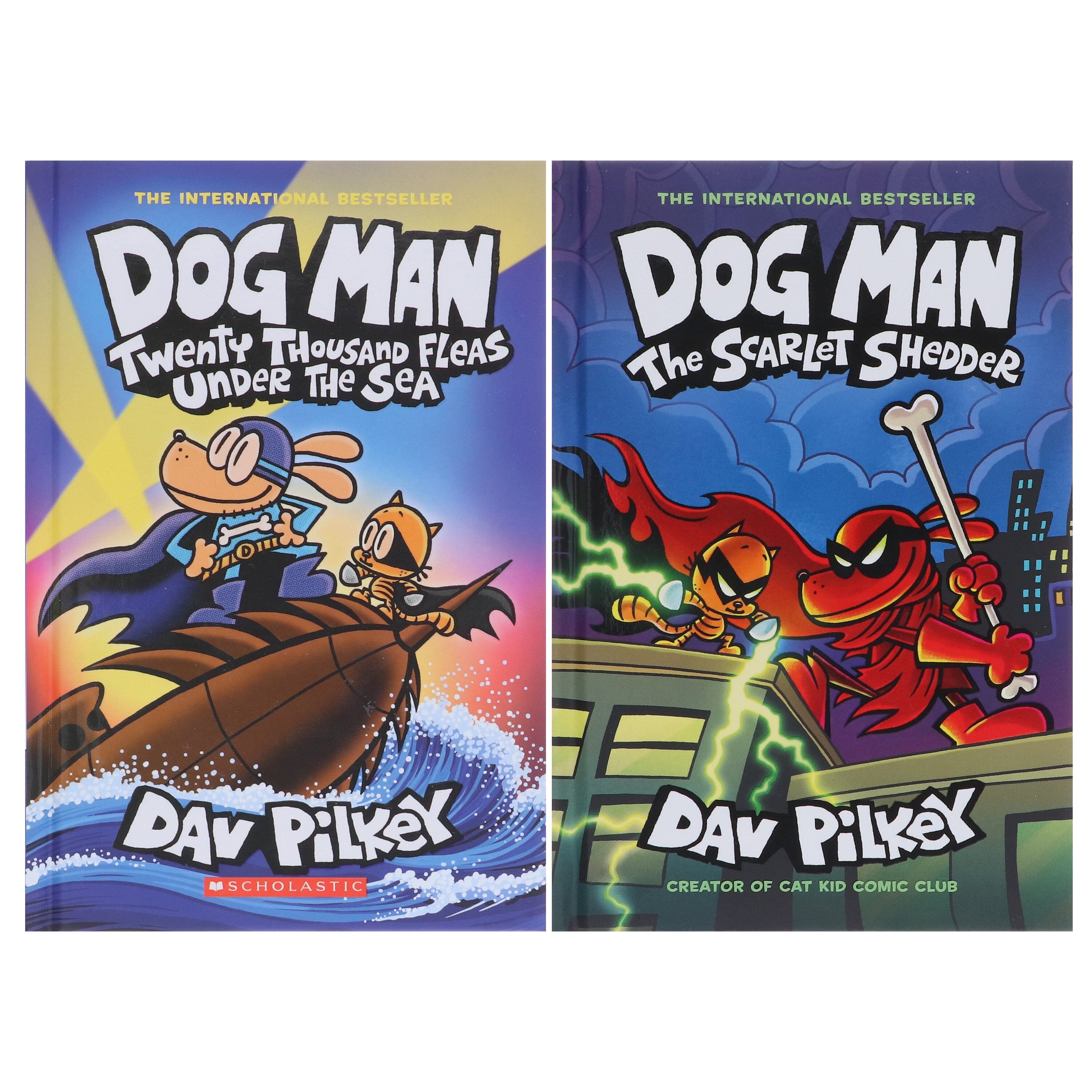 Dog Man Series by Dav Pilkey (Book No. 11 & 12) Collection 2 Books
