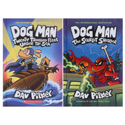 Dog Man Series by Dav Pilkey (Book No. 11 & 12) Collection 2 Books Set- Ages 6-12 - Hardback Graphic Novels Scholastic
