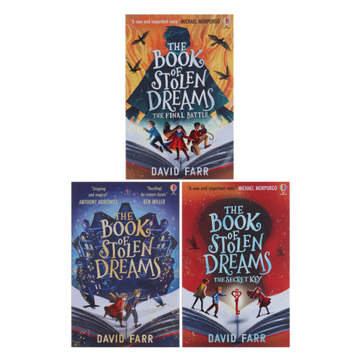 The Stolen Dreams Adventures By David Farr 3 Books Collection Set - Ages 9-12 - Paperback 9-14 Usborne Publishing Ltd