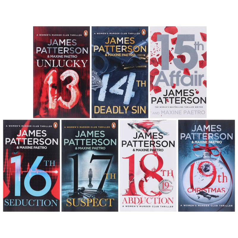 Women's Murder Club (Books 13-19) by James Patterson 7 Books Collection Set - Fiction - Paperback Fiction Penguin Random House